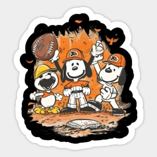 Flying Ace Snoopy Vs Orioles Insignia Sticker